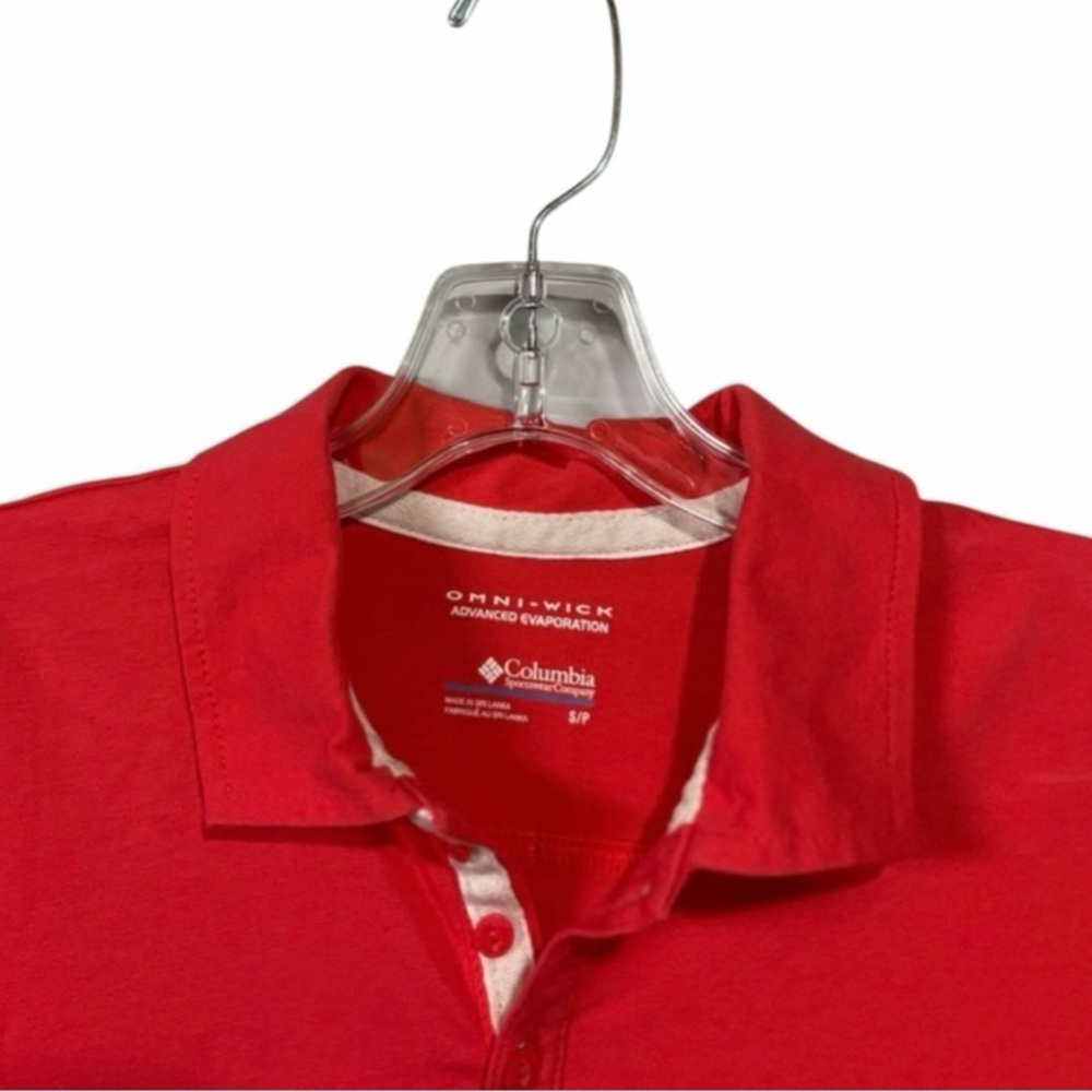 NEW, Columbia, Omni-Wick Coral Polo Shirt, Size Small - Picture 3 of 9